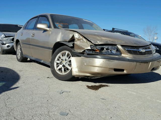 2G1WF52E359141004 - 2005 CHEVROLET IMPALA GOLD photo 1