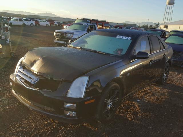 1G6DW677450223674 - 2005 CADILLAC STS BLACK photo 2