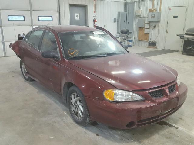 1G2NF52E63C293145 - 2003 PONTIAC GRAND AM S MAROON photo 1