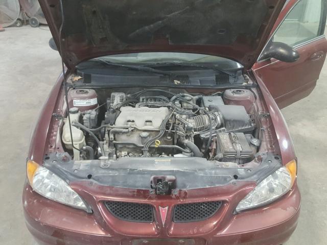 1G2NF52E63C293145 - 2003 PONTIAC GRAND AM S MAROON photo 7