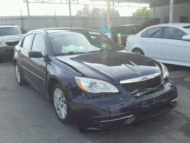 1C3BC4FB8BN558320 - 2011 CHRYSLER 200 BLACK photo 1