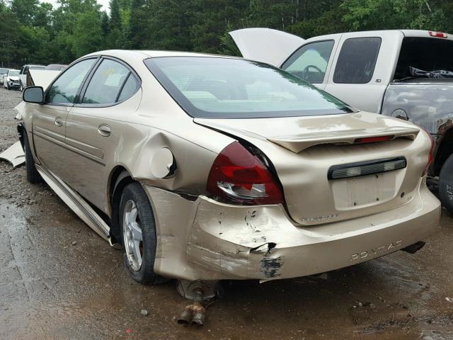 2G2WP522741190900 - 2004 PONTIAC GRAND PRIX TAN photo 3