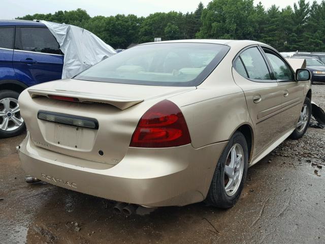 2G2WP522741190900 - 2004 PONTIAC GRAND PRIX TAN photo 4