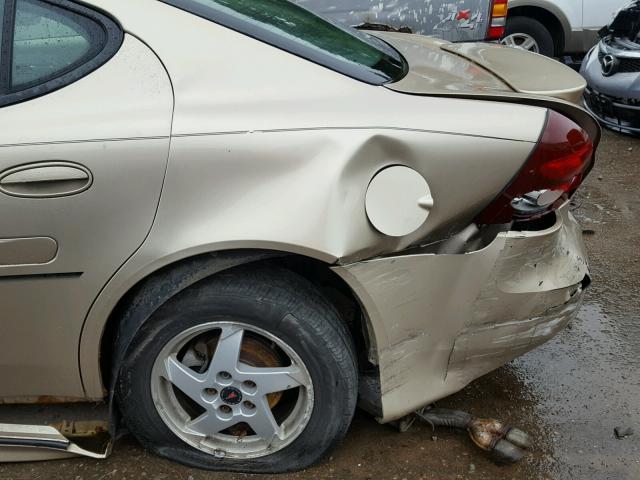 2G2WP522741190900 - 2004 PONTIAC GRAND PRIX TAN photo 9