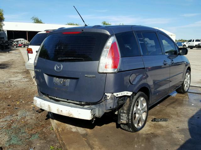 JM1CR29L990330471 - 2009 MAZDA 5 GRAY photo 4