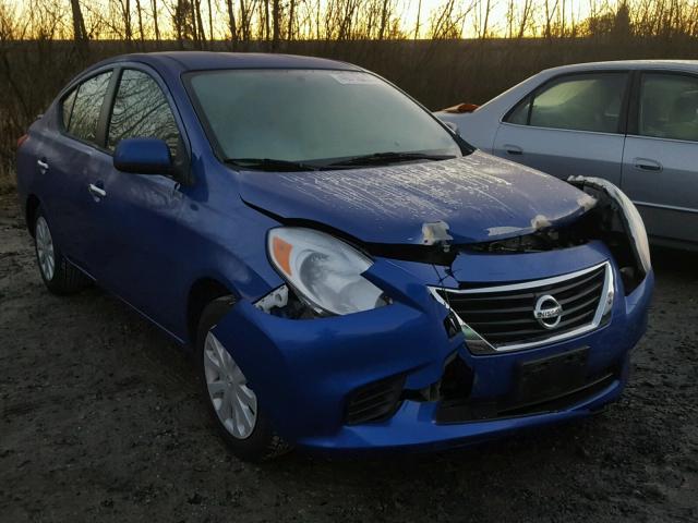 3N1CN7APXDL863189 - 2013 NISSAN VERSA S BLUE photo 1