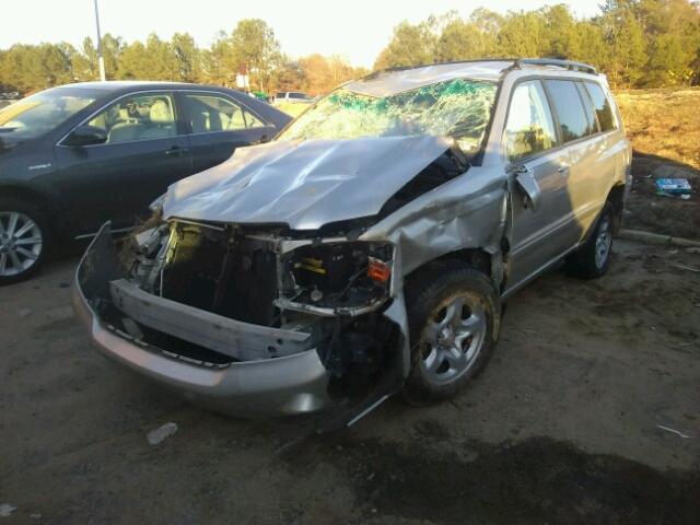 JTEDD21A170163139 - 2007 TOYOTA HIGHLANDER SILVER photo 2