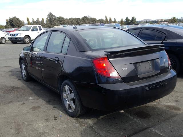 1G8AL58B77Z105830 - 2007 SATURN ION LEVEL BLACK photo 3