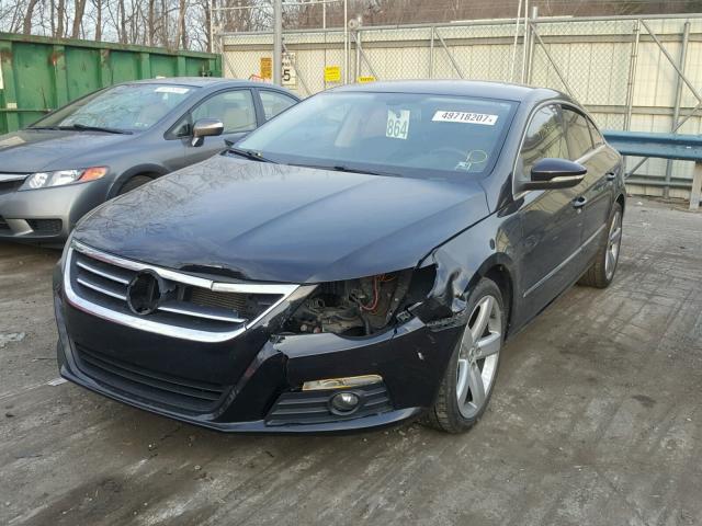 WVWNN7AN6AE562886 - 2010 VOLKSWAGEN CC SPORT BLACK photo 2