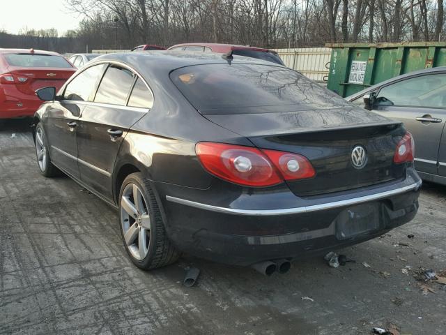 WVWNN7AN6AE562886 - 2010 VOLKSWAGEN CC SPORT BLACK photo 3