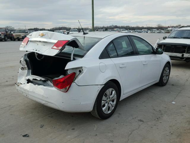 1G1PA5SH9E7166570 - 2014 CHEVROLET CRUZE LS WHITE photo 4