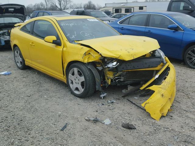 1G1AM18B187180900 - 2008 CHEVROLET COBALT SPO YELLOW photo 1