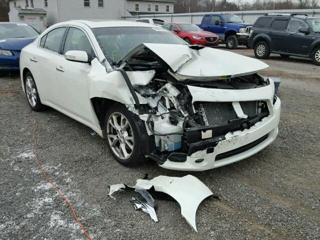 1N4AA5APXDC800566 - 2013 NISSAN MAXIMA S WHITE photo 1