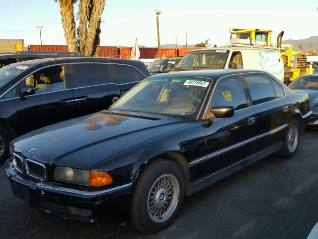 WBAGJ832XWDM23500 - 1998 BMW 740 IL BLACK photo 2