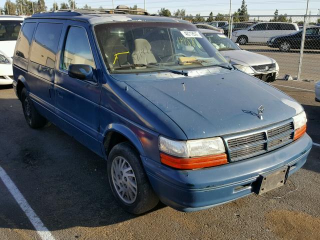 2B4GH45R7RR779256 - 1994 DODGE CARAVAN SE BLUE photo 1