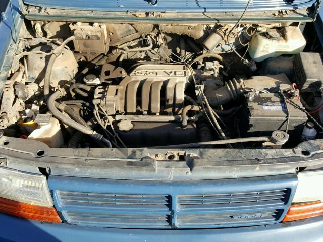 2B4GH45R7RR779256 - 1994 DODGE CARAVAN SE BLUE photo 7