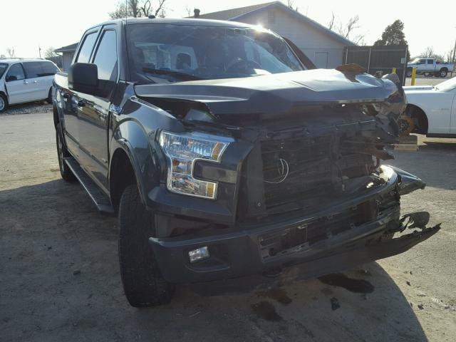 1FTEW1EP2GKD09578 - 2016 FORD F150 SUPER GRAY photo 1