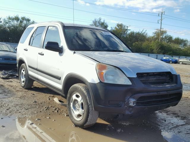 SHSRD68444U206881 - 2004 HONDA CR-V LX SILVER photo 1