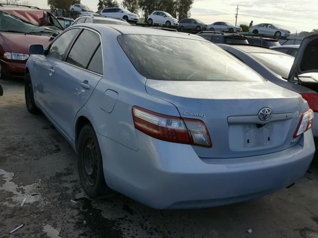 4T1BB46K68U062439 - 2008 TOYOTA CAMRY HYBR BLUE photo 3