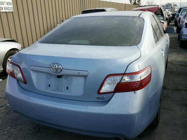 4T1BB46K68U062439 - 2008 TOYOTA CAMRY HYBR BLUE photo 4