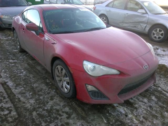 JF1ZNAA12E9702741 - 2014 TOYOTA SCION FR-S RED photo 1