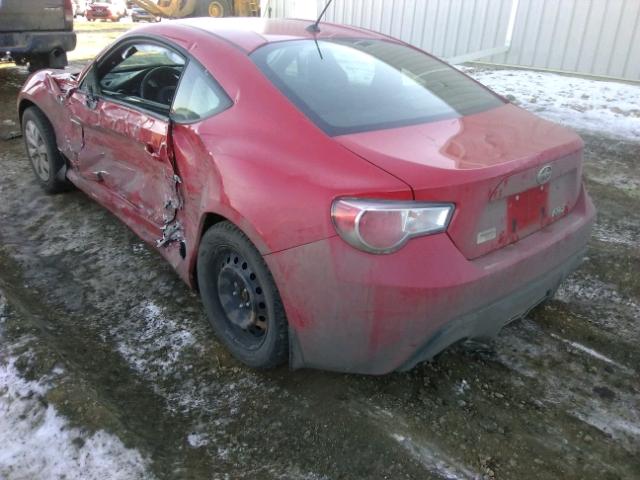 JF1ZNAA12E9702741 - 2014 TOYOTA SCION FR-S წითელი ფოტო 3