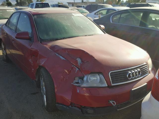 WAUJC68E73A103555 - 2003 AUDI A4 1.8T RED photo 1