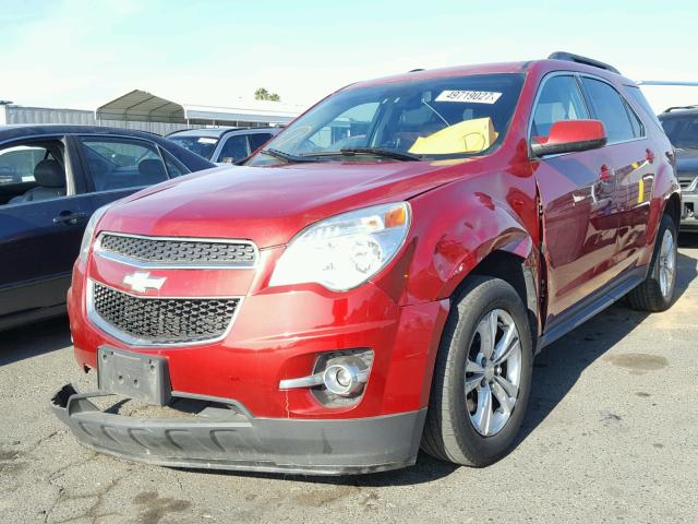 2GNALPEK1D1178564 - 2013 CHEVROLET EQUINOX LT RED photo 2