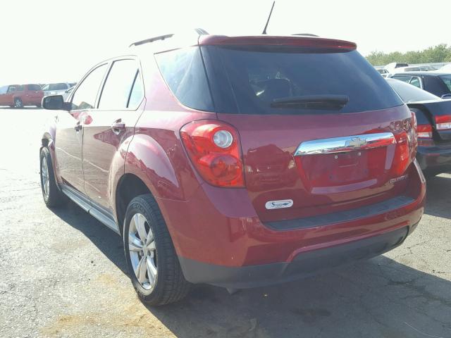 2GNALPEK1D1178564 - 2013 CHEVROLET EQUINOX LT RED photo 3