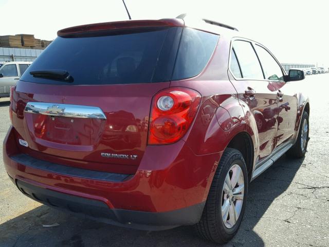 2GNALPEK1D1178564 - 2013 CHEVROLET EQUINOX LT RED photo 4