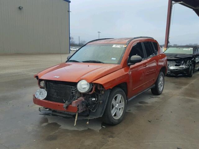 1J4NT4FB9AD541162 - 2010 JEEP COMPASS SP ORANGE photo 2