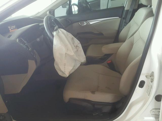 2HGFB2F81FH501823 - 2015 HONDA CIVIC EX თეთრი ფოტო 5