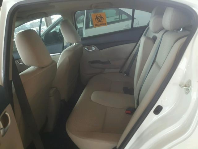 2HGFB2F81FH501823 - 2015 HONDA CIVIC EX თეთრი ფოტო 6