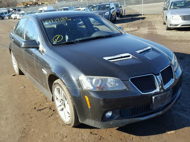 6G2ER57728L129337 - 2008 PONTIAC G8 BLACK photo 1