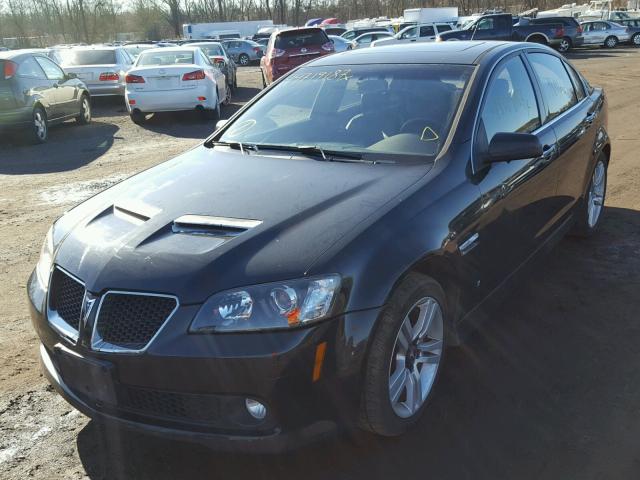 6G2ER57728L129337 - 2008 PONTIAC G8 BLACK photo 2