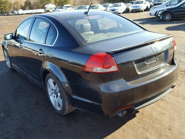 6G2ER57728L129337 - 2008 PONTIAC G8 BLACK photo 3