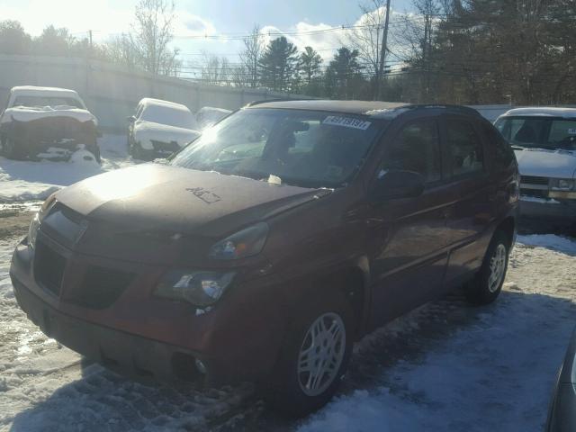 3G7DA03E94S546024 - 2004 PONTIAC AZTEK MAROON photo 2