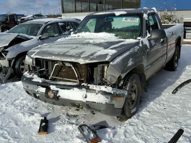 1GCEK14X03Z106591 - 2003 CHEVROLET SILVERADO SILVER photo 2