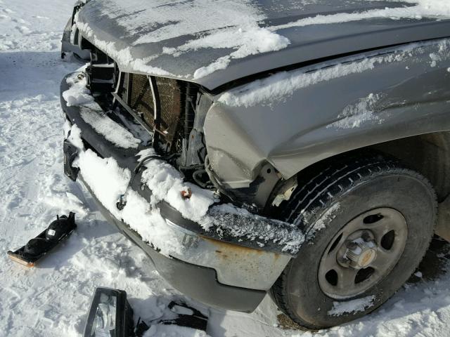 1GCEK14X03Z106591 - 2003 CHEVROLET SILVERADO SILVER photo 9