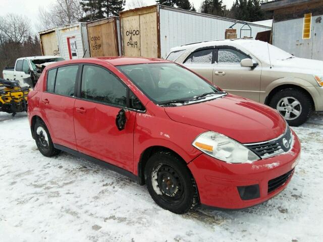 3N1BC13E09L381459 - 2009 NISSAN VERSA S RED photo 1