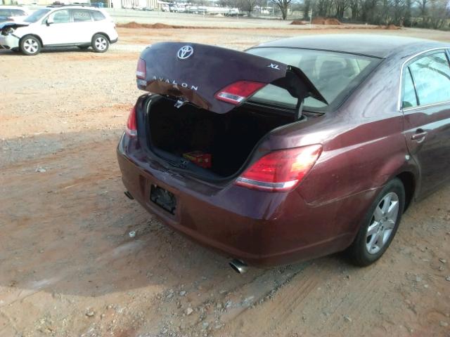 4T1BK36B07U210058 - 2007 TOYOTA AVALON XL MAROON photo 4