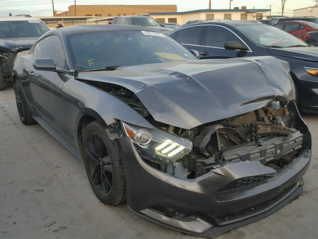 1FA6P8TH4F5395761 - 2015 FORD MUSTANG GRAY photo 1