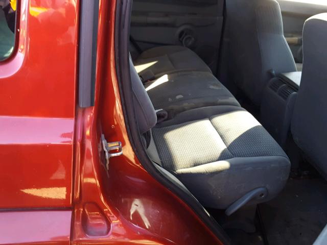 1J8HG48K76C207254 - 2006 JEEP COMMANDER BURGUNDY photo 6