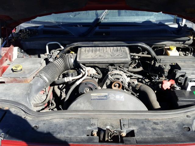 1J8HG48K76C207254 - 2006 JEEP COMMANDER BURGUNDY photo 7