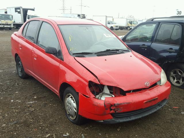 JTDBT123210146351 - 2001 TOYOTA ECHO RED photo 1