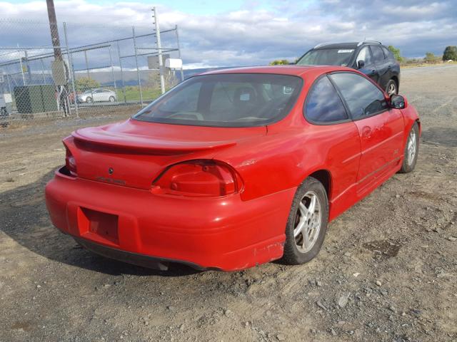 1G2WP121XVF357938 - 1997 PONTIAC GRAND PRIX RED photo 4