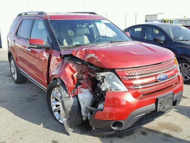 1FMHK7F84BGA68634 - 2011 FORD EXPLORER L RED photo 1