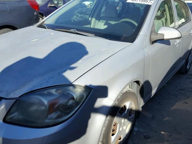 1G1AL58F287224321 - 2008 CHEVROLET COBALT LT SILVER photo 9