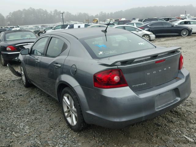 1B3BD1FG7BN593645 - 2011 DODGE AVENGER MA GRAY photo 3