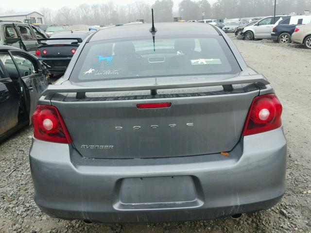 1B3BD1FG7BN593645 - 2011 DODGE AVENGER MA GRAY photo 9